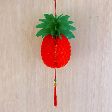 台湾吊るし飾り（パイナップル）ミニサイズ｜台灣開幕鳳梨彩球 迷你版