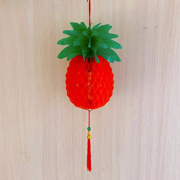 台湾吊るし飾り（パイナップル）ミニサイズ｜台灣開幕鳳梨彩球 迷你版