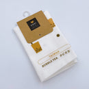 Cosi 台湾製 タピオカ柄 ハンドタオル（ハンカチ）ガーゼ生地 x タオル生地 デュアルデザイン 27x27cm｜Cosi 珍珠奶茶 手帕巾（紗布面 x 毛巾面）