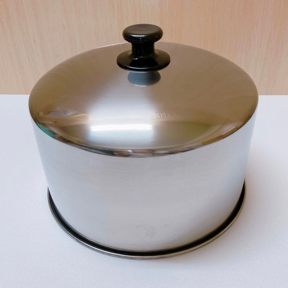 電鍋用ステンレス製 高蓋・蒸皿（重ね鍋）セット（高蓋セット）｜加高電鍋蓋５件組 (6.10.11.15人分・Mサイズ・Lサイズ適合) 蒸方便