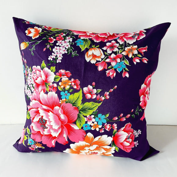 Hakka Rainy 客家花布 クッションカバー｜花布信封抱枕套｜台湾花布