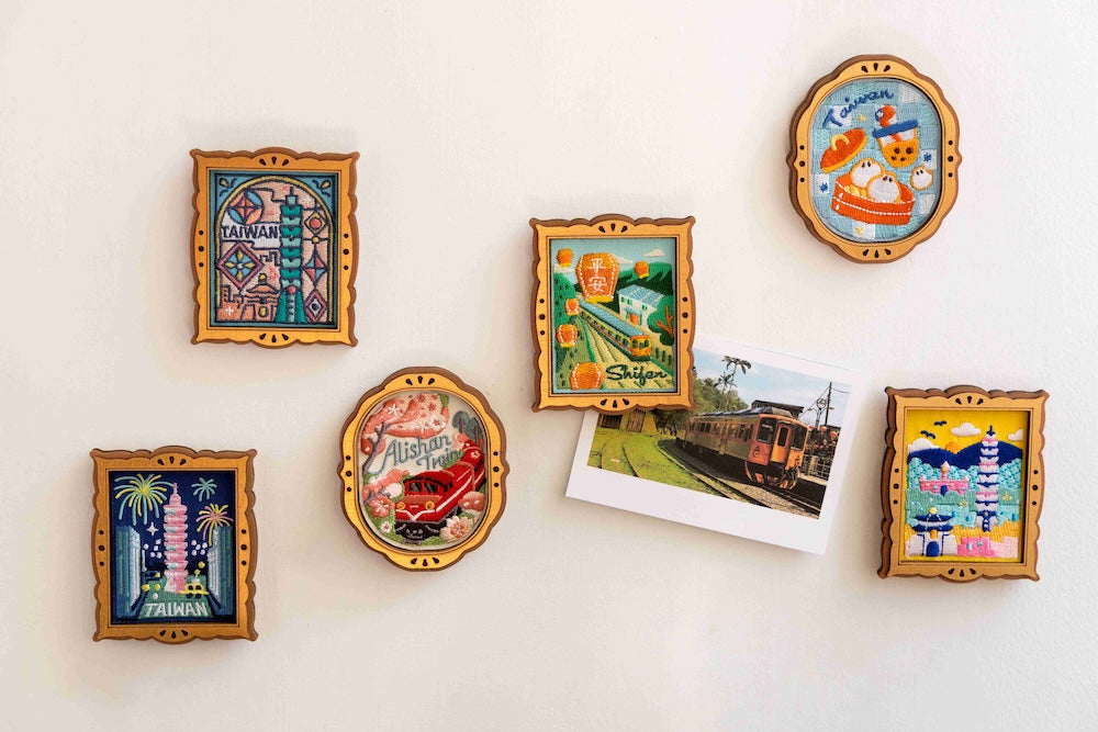 猴子設計 Monkey Design 刺繍マグネット 宝島台湾インプレッション