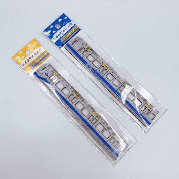 台北メトロ Taipei Metro 371／381型電車 木製定規｜台北捷運 列車造型木尺 371／381型列車 木尺