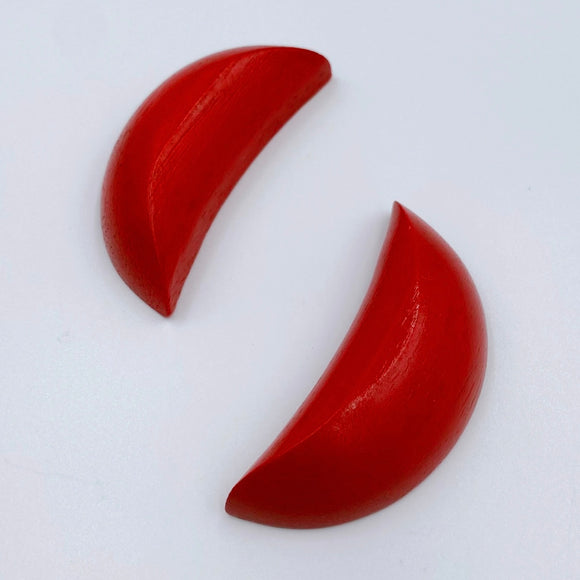 台湾ポエ占い用ポエ 筊杯（ジャオペイ）2枚ワンセット｜聖杯 1對