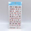 日本語 中国語 言葉 透明ステッカー （台湾製）｜日文 中文 單字 透明手帳貼紙