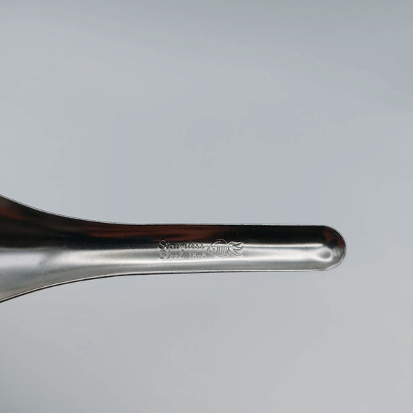 ステンレス製 金魚印 台湾レンゲ ストレート（底あり）｜金魚牌 不銹鋼平底台匙（台式湯匙）