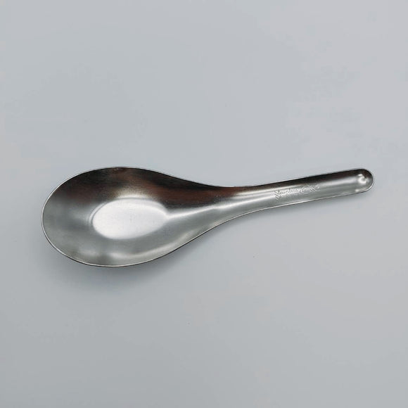 ステンレス製 金魚印 台湾レンゲ ストレート（底あり）｜金魚牌 不銹鋼平底台匙（台式湯匙）