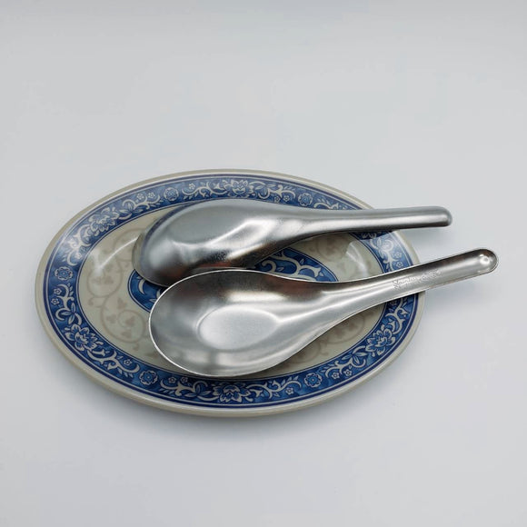 ステンレス製 金魚印 台湾レンゲ ストレート（底あり）｜金魚牌 不銹鋼平底台匙（台式湯匙）