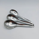 ステンレス製 金魚印 台湾レンゲ ストレート スリム（底なし）｜金魚牌 不銹鋼圓底台匙（台式湯匙）