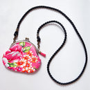 Hakka Rainy 客家花布 がま口ショルダーバッグ｜古銅金口金肩背包｜台湾花布-11