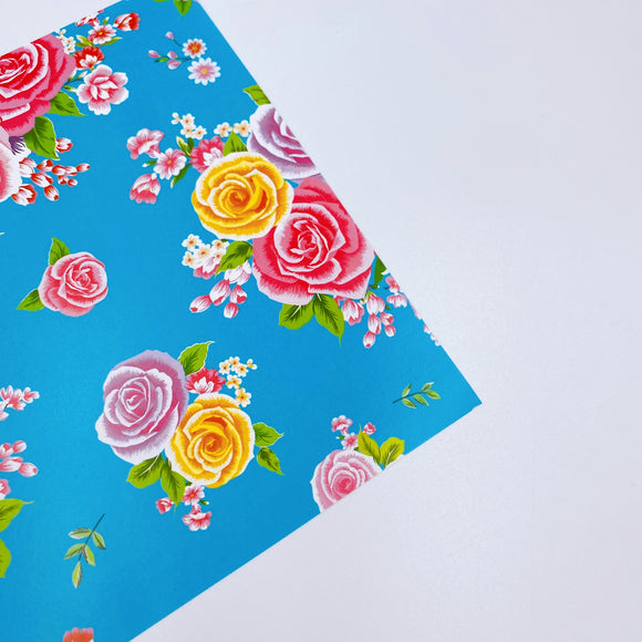 台湾花布 客家花布 折り紙 おりがみ 折り紙用 （大）｜客家花布摺紙 15x15cm（6種類柄各4枚・合計24枚入り）