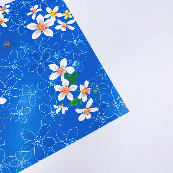 台湾花布 客家花布 折り紙 おりがみ 折り紙用 （大）｜客家花布摺紙 15x15cm（6種類柄各4枚・合計24枚入り）