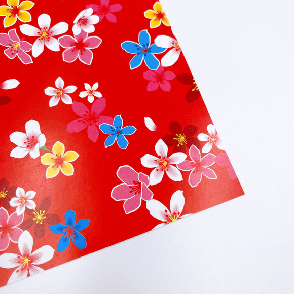 台湾花布 客家花布 折り紙 おりがみ 折り紙用 （大）｜客家花布摺紙 15x15cm（6種類柄各4枚・合計24枚入り）