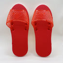 台湾 馴染みの室内サンダル 浴室用スリッパ（赤）サイズ：10.5・11・11.5・12号｜台灣 室內拖鞋 紅色