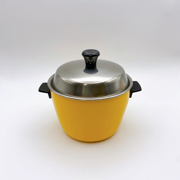 ミニクッカー 電鍋型蓋付き碗 電鍋ミニチュア ミニ電鍋｜黄