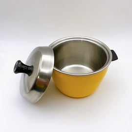 ミニクッカー 電鍋型蓋付き碗 電鍋ミニチュア ミニ電鍋｜黄