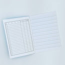 レトロ可愛い！台湾の小学生用 英語宿題ノート｜英語作業（横線）｜水色｜英語作業簿