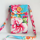 Hakka Rainy 客家花布 スマホショルダーバッグ（サコッシュ）｜手機肩背包｜台湾花布-8