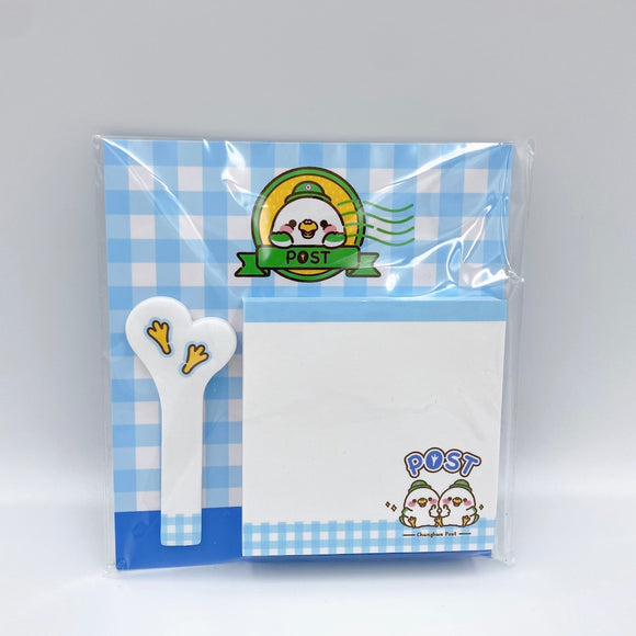 中華郵政 台湾郵便局 便利箱 ゆるキャラ ポーポーちゃん ふせん（付箋）｜中華郵政（台灣郵局） 波波鴿便利貼 一般款