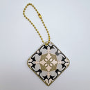 台湾マジョリカタイル柄 キーホルダー型 台湾交通系ICカード 翠葉石亭（スイヨウセキテイ）｜台灣花磚造型悠遊卡