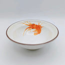 レトロ可愛い 大同磁器 海老わん 飯碗 直径12.7cm｜大同磁器 4.5吋 天井淺碗（龍蝦）