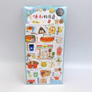 RIRIKOKO 台湾コンビニ日常 透明ステッカー （台湾製）｜哩哩扣扣 便利好厝邊 透明手帳貼紙