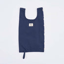 印花楽 折りたたみエコバッグ クラシック柄 落ち着きブルー｜可收捲小背心袋 經典花色 沉穩藍