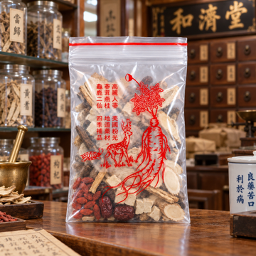 台湾漢方薬袋（ジップロック式） 4号／5号｜台灣中藥袋 4號／5號 10枚入り