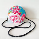 Hakka Rainy 客家花布 丸いミニショルダーバッグ｜圓形肩背包｜台湾花布