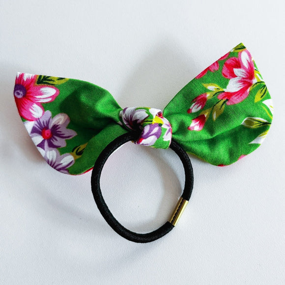 Hakka Rainy 客家花布 ヘアゴム｜兔耳朵髮圈｜台湾花布