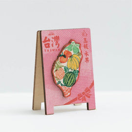 猴子設計 Monkey Design 台湾レトロ看板風メモクリップ 台湾フルーツボックス｜台味招牌便條夾 台灣水果箱