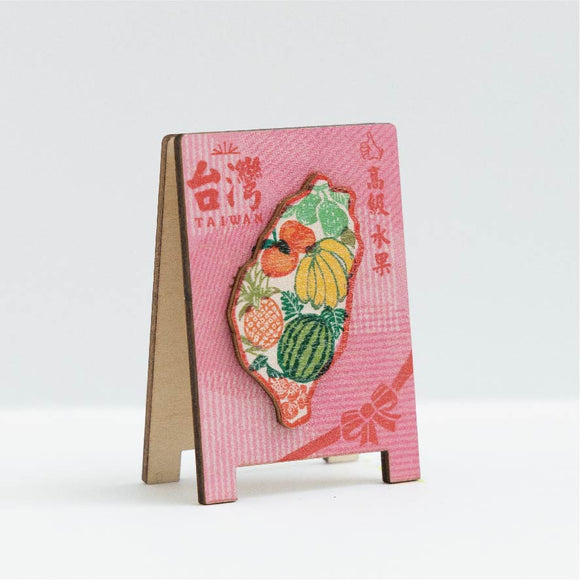 猴子設計 Monkey Design 台湾レトロ看板風メモクリップ 台湾フルーツボックス｜台味招牌便條夾 台灣水果箱