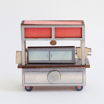 猴子設計 Monkey Design DIY台湾屋台マグネット（組み立て式） 台湾唐揚げ（シエンスージー）｜DIY攤車磁鐵 鹹酥雞