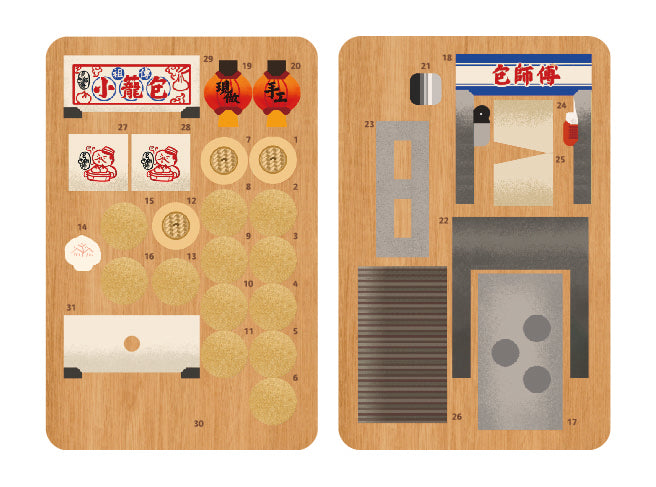 猴子設計 Monkey Design DIY台湾屋台マグネット（組み立て式） 小籠包