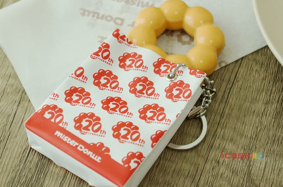 ⁡数量限定 レア台湾交通系ICカード 台湾ミスタードーナツ 20周年限定 ポンデリングicash2.0  ｜Mister Donut 20週年蜜糖波堤 icash2.0