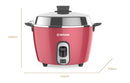 オールステンレス製 大同電鍋 牡丹色 6人前 Mサイズ｜TAC-06R-NR