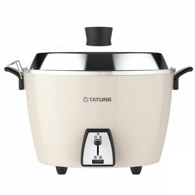 オールステンレス製 大同電鍋 ミルクティー色 10人前 Lサイズ｜TAC-10L-DBI｜大同電鍋 奶茶色
