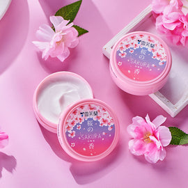 台湾版ニベア 雪芙蘭（Cellina）保湿クリーム・全身用 桜の香り｜雪芙蘭 櫻花滋養霜 60g