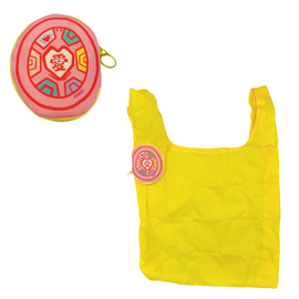 茚 Yin Taiwan 紅亀粿（紅亀餅・アンンクークエ）折りたたみエコバッグ 愛｜愛心紅龜粿購物袋（愛）