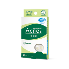 台湾メンソレータム Acnes ニキビパッチ（ニキビ隠しシール）キンセンカエキス添加 総合型 極薄タイプ 26枚入｜痘痘貼 極致薄 金盞花添加 綜合型｜男女兼用