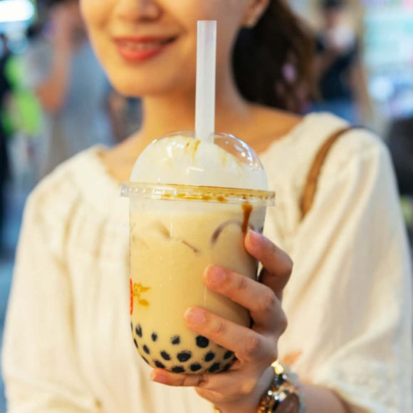 台湾レトロキーホルダー タピオカミルクティー ミニチュア｜台灣懷舊復古鑰匙圈 珍珠奶茶