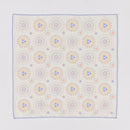 印花楽 風呂敷 花火 サマーブルー＆イエロー｜包布巾 煙火 夏夢藍黃