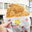 台湾レトロキーホルダー 台湾鶏排（ジーパイ・チーパイ）ミニチュア｜台灣懷舊復古鑰匙圈 台灣雞排 鑰匙圈