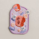 好感良物 Soft living 刺繍マグネット 夕暮ランタン（天燈）｜花繪磁鐵 夕暮天燈