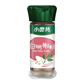 小磨坊 台湾産 白こしょう（白コショウ・ホワイトペパー）｜小磨坊 白胡椒粉 25g