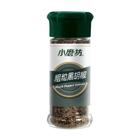 小磨坊 台湾産 粗びき黒こしょう｜小磨坊 粗粒黑胡椒 25g