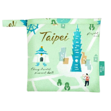 猴子設計 Monkey Design エコバッグ 気軽な台北旅｜購物袋 台北輕旅行