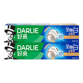 〈2本セット〉黒人（好来）フルホワイトニング ハミガキ（歯磨き粉） 重曹配合｜黑人（好來）全亮白牙膏 小蘇打 140gx2