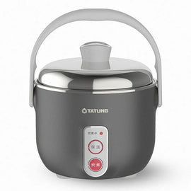 オールステンレス製 大同電鍋 グレイ 曜石灰 3人前｜TAC-03D-NIG