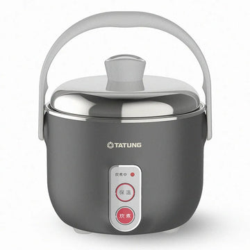 オールステンレス製 大同電鍋 グレイ 曜石灰 3人前｜TAC-03D-NIG